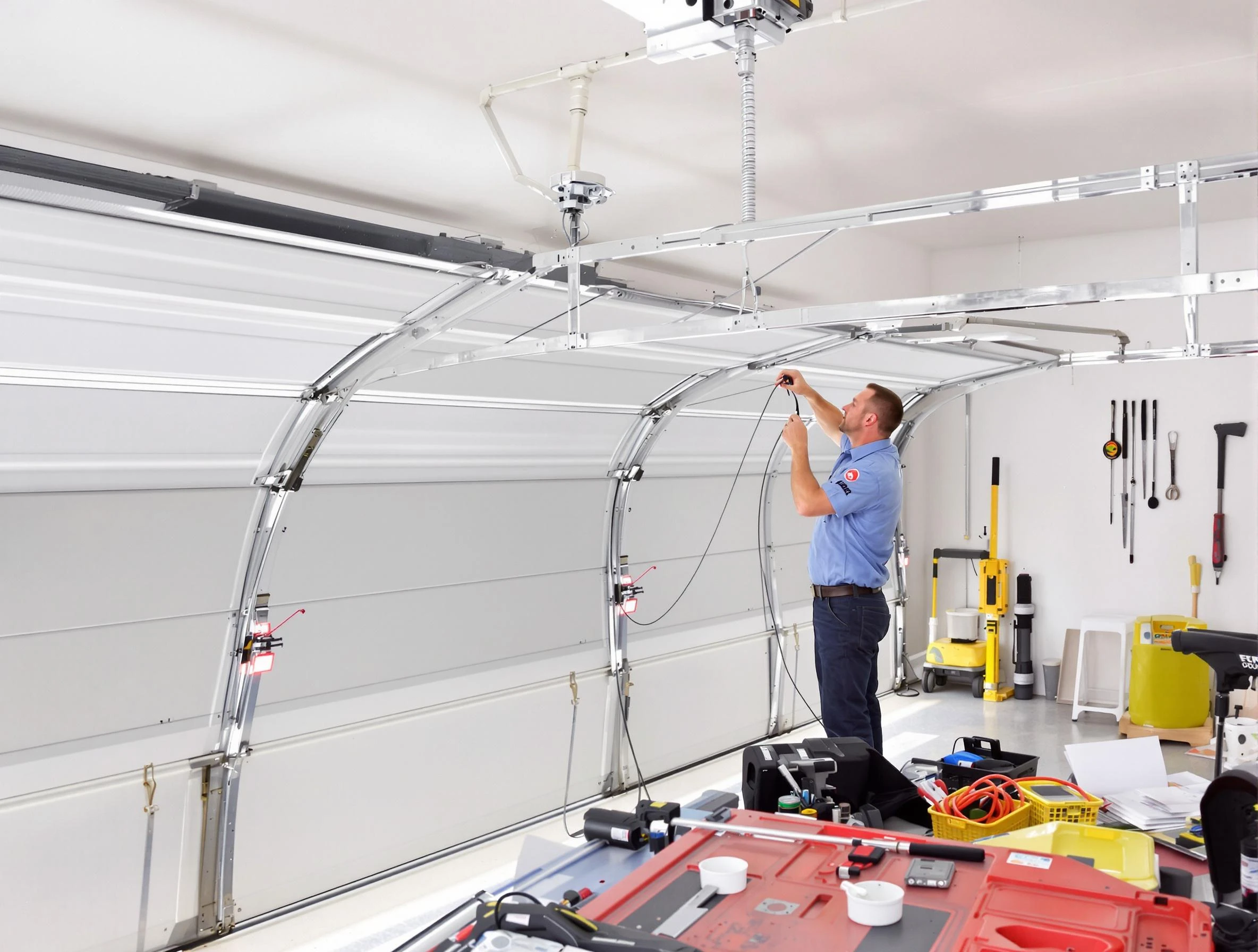 Garage door cable repair service by Somerville Garage Door Repair in Somerville